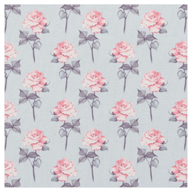Delikate Rose 7 Stoff (Nahaufnahme)