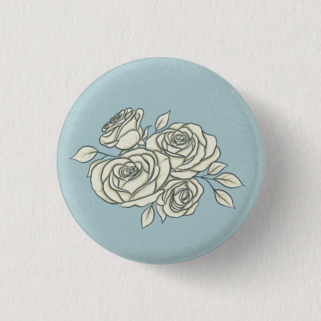 Delikate Rose Button (Vorderseite)
