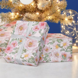 Delikate Rose im Garten Geschenkpapier