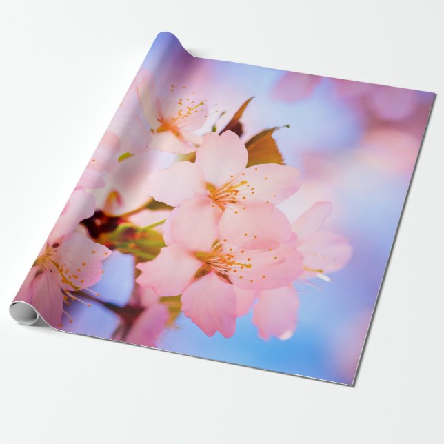 Delikate Sakura-Blume Geschenkpapier (Ungerollt)