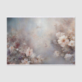 Delikate, sanfte, schöne, elegante Florals Dekorat Seidenpapier