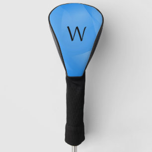 Delikate Schichten von Blue Accent Initial Golf Headcover