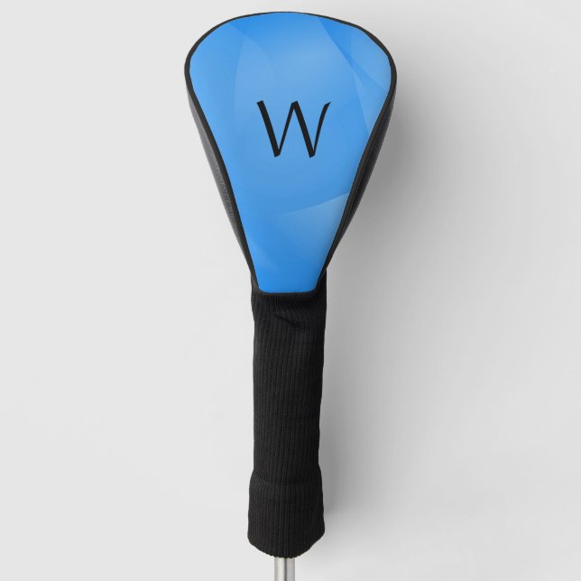 Delikate Schichten von Blue Accent Initial Golf Headcover (Vorderseite)