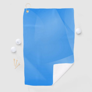 Delikate Schichten von Blue Accent Initial Golfhandtuch