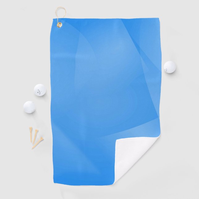 Delikate Schichten von Blue Accent Initial Golfhandtuch (Insitu)