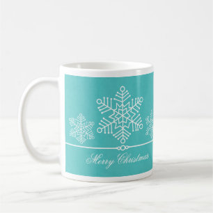 Delikate Snowflakes Weihnachtsfeiertage Tasse