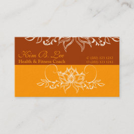 Delikate Soft Boho White Indian Lotus Blume Bold Visitenkarte