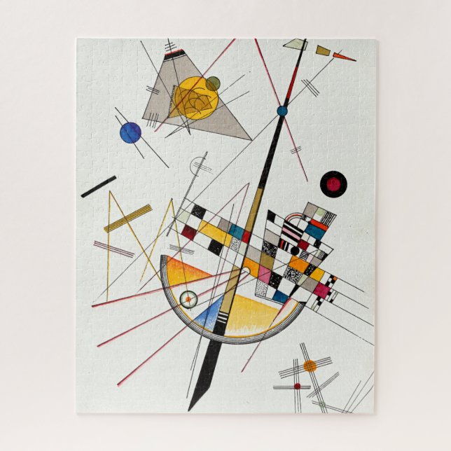 Delikate Spannung, Nr. 85 von Wassily Kandinsky Puzzle (Vertikal)
