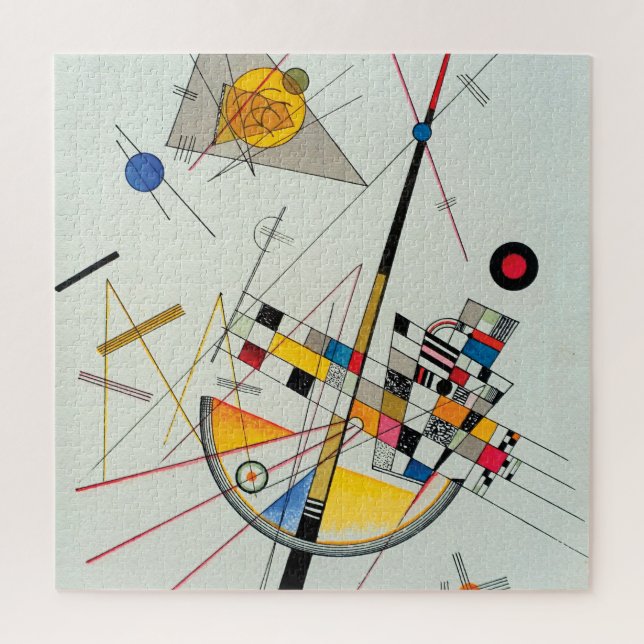 Delikate Spannung von Wassily Kandinsky Puzzle (Vertikal)