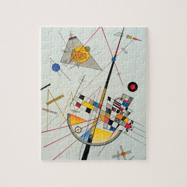 Delikate Spannung von Wassily Kandinsky Puzzle (Vertikal)