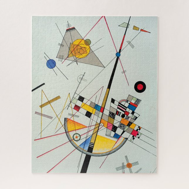 Delikate Spannung von Wassily Kandinsky Puzzle (Vertikal)