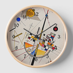 Delikate Spannungen von Wassily Kandinsky, Uhr