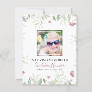Delikate Spring Florals   Beerdigungsauftrag