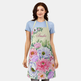 Delikate Summer Garden Party Blume Schürze