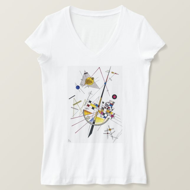 Delikate Tension #85 - Kandinsky Tri-Blend Shirt (Design vorne)