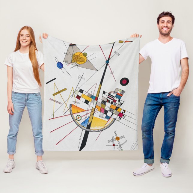 Delikate Tension No.85, Wassily Kandinsky Fleecedecke (Beispiel)