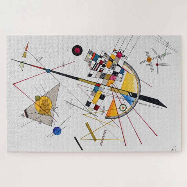 Delikate Tension No.85, Wassily Kandinsky Puzzle (Horizontal)
