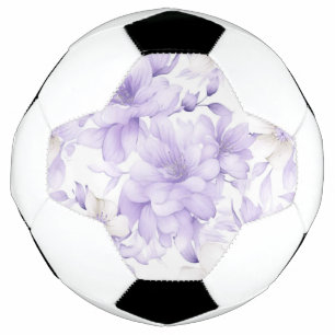 Delikate Violett-Blumen Fußball