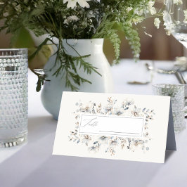 Delikate Wildblume Wedding Floral Wreath ID1102 Platzkarte