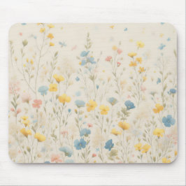 Delikate Wildblume Wiesen Kunst Mousepad