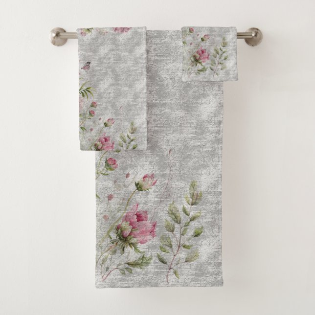 Delikate Wildblumen Badhandtuch Set (Insitu)