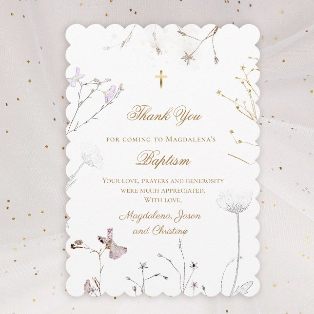 delikate Wildblumen danke Ihnen für die kommende K Einladung (Von Creator hochgeladen)