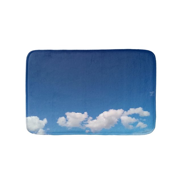 Delikate Wolken Badematte (Vorderseite)