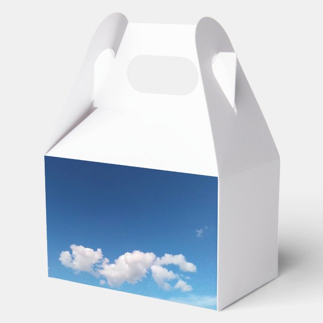 Delikate Wolken Geschenkschachtel (Rückseite)