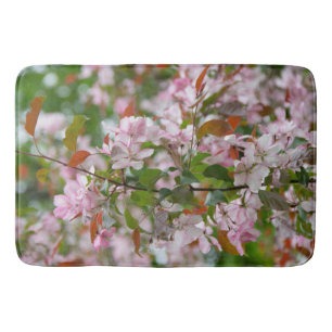 Delikater Apfelbaum mit Blume Badematte