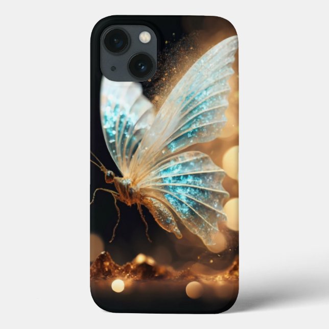 Delikater und transparenter Schmetterling Case-Mate iPhone Hülle (Rückseite)