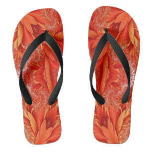Delikates Feather Fraktal Design - rot Flip Flops