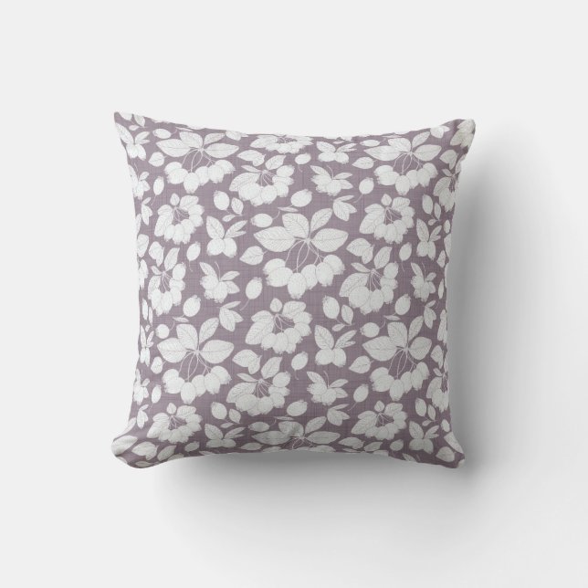 Delikates Foliage Akzent Pillow Kissen (Vorderseite)