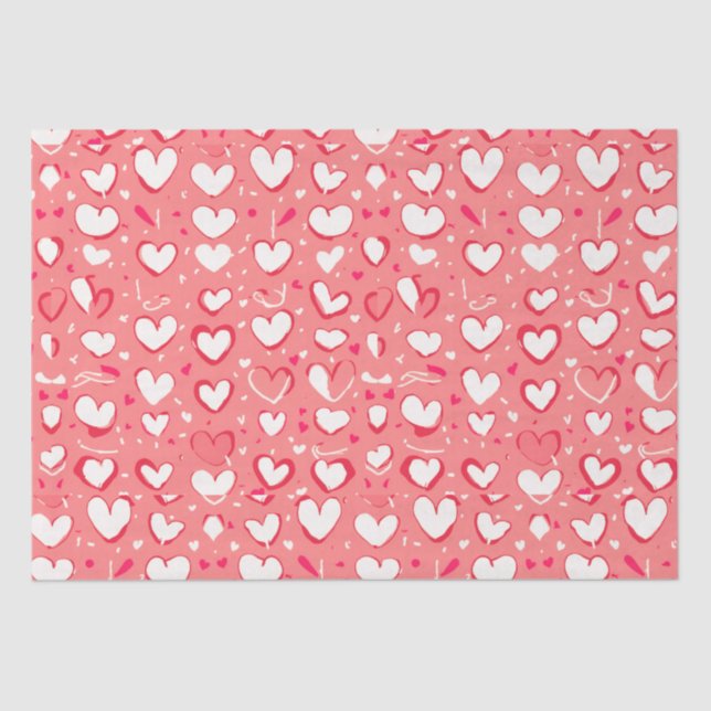 Delikates Gewebe für Ihre Geschenke Seidenpapier (Vorderseite)