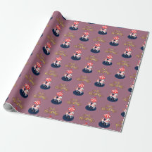 Delikates Muster Karussell Pferd. Rosa und Beige.