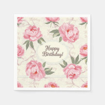 Delikates Peonies Shabby Chic von Natasha Us