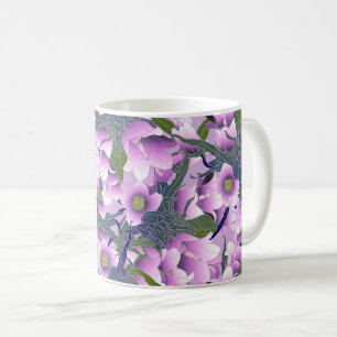 Delikates rosa Blossom Design Kaffeetasse
