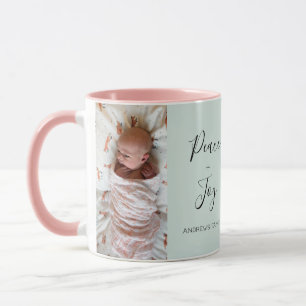 Delikates Script 2 Foto Collage Tasse