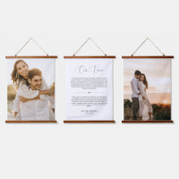 Delikates Script Wedding Vows Jubiläum 2 Foto