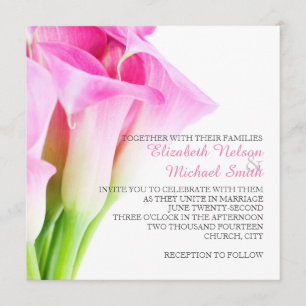 Delikatesse Frühjahrspinken Calla Hochzeit Einladu Einladung