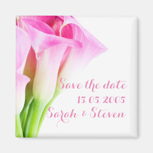 Delikatesse Frühling Rosa Calla Magnet