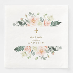 Delikatesse Weiße Blume Goldgräbertaufen Serviette