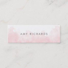 Delikatessen Rosa Wasserfarben Frische Pasta mache Mini Visitenkarte