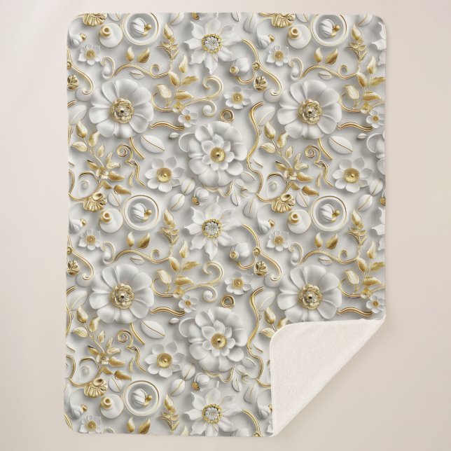 Delikatessenfloral Sherpadecke (Vorderseite)