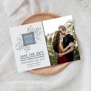 Delikatfolie   Dusty Blue   Hochzeit Save The Date