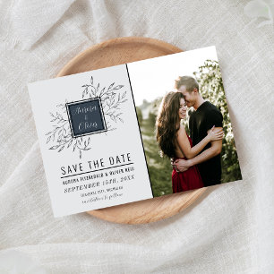 Delikatfolie   Stahlblau   Hochzeit Save The Date