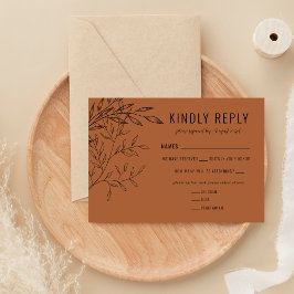 Delikatfolie | Terracotta | RSVP Karte