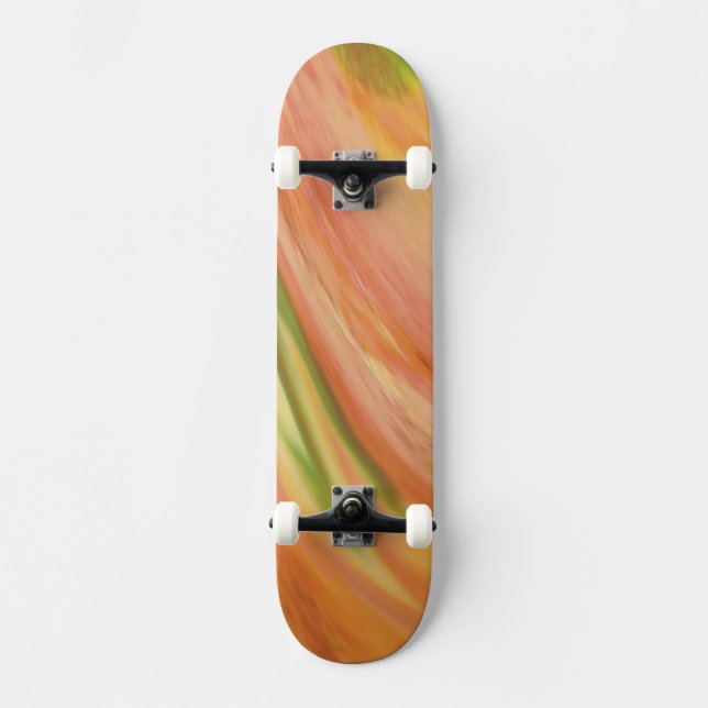 Delikatpfirsich Skateboard (Vorderseite)
