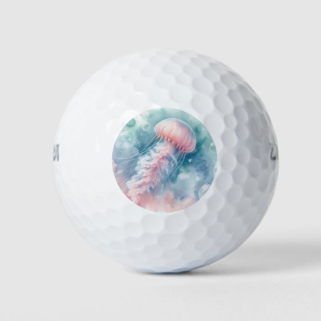 Delikatrosa Wasserfarbenqualle Golfball (Vorderseite)