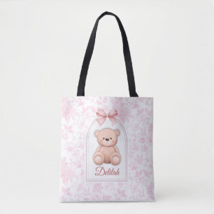 Delilah Benutzerdefiniertes rosa Teddy-Bär-Kinde
