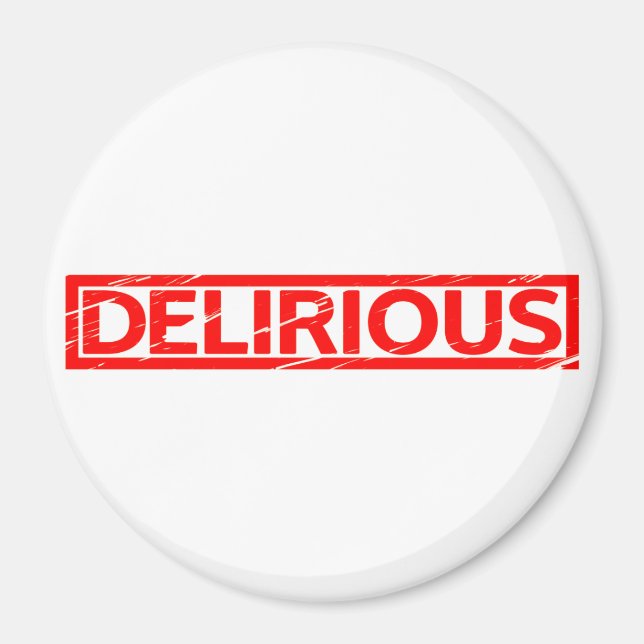Delirious Briefmarke Magnet (Vorne)